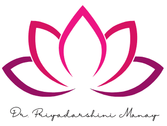 Pink lotus flower with cursive text below.